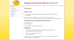 Desktop Screenshot of erwerbslosenberatung-weser-ems.de